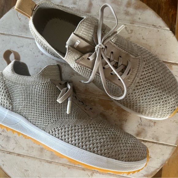 TRUE Linkswear All Day Knit II Cobblestone Spikeless Golf Shoes - Picture 3 of 11